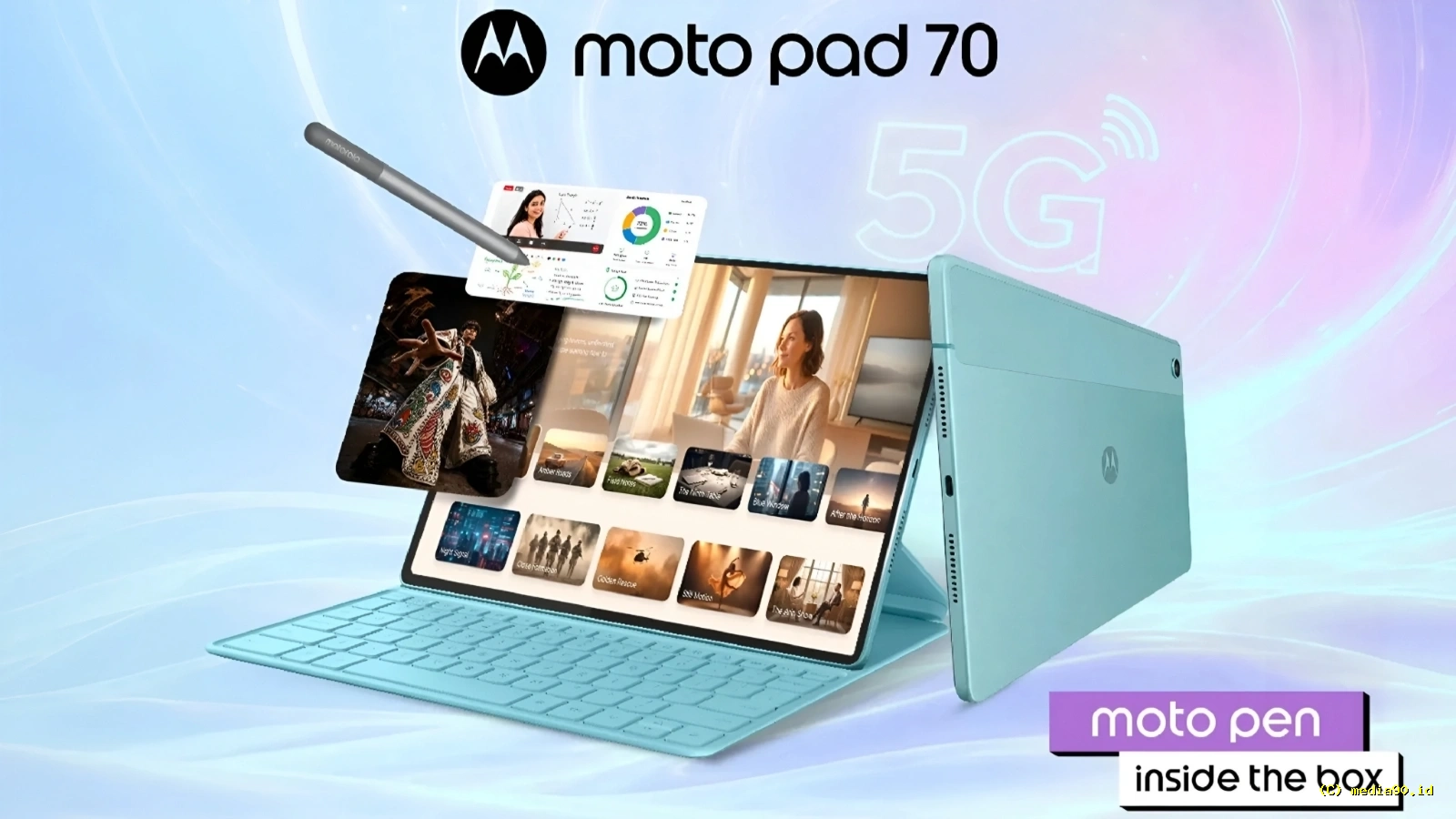 Motorola Moto Pad 70 Resmi Debut, Bawa Layar Besar, 5G, dan Baterai 10.200mAh