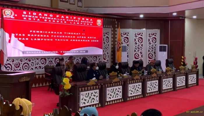 Perubahan APBD Bandar Lampung 2026 Disetujui, Belanja Daerah Capai Rp3,068 Triliun