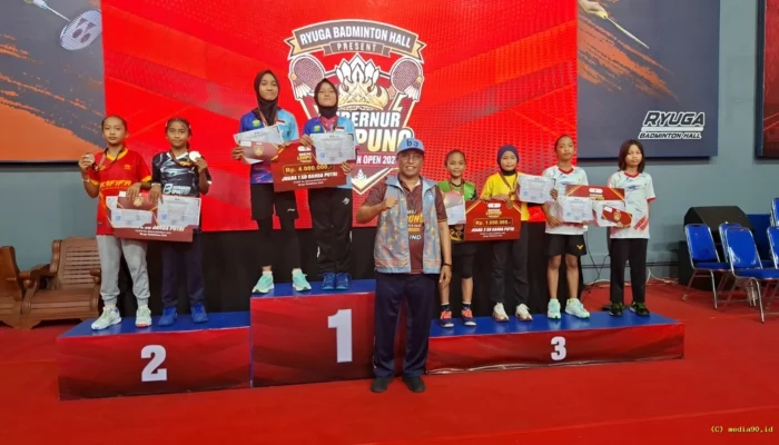 Gubernur Lampung Badminton Open 2026 Lahirkan Juara dan Talenta Muda Berprestasi